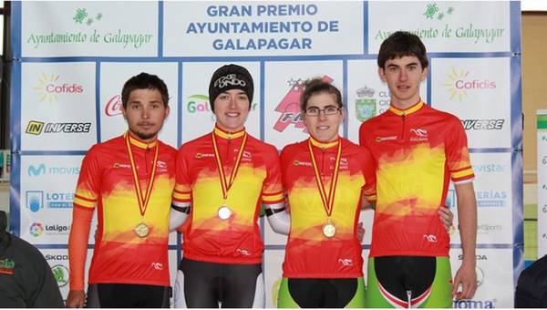 Eukene Larrarte eta Unai Iribar, 23 urte azpiko Espainiako txapeldunak